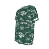 new-york-jets-short-sleeve-t-shirt green white football outfit back view