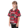 New Mexico Lobos Kid's Hawaiian Vacation Shirt White game day apparel