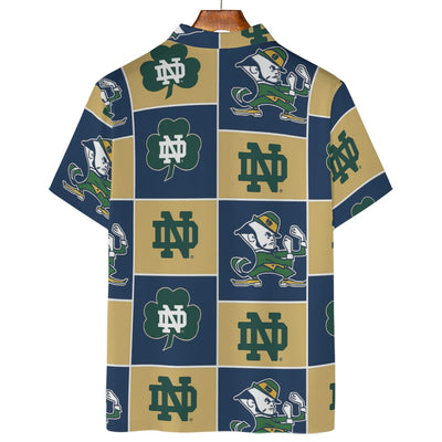 Notre Dame Fighting Irish Polo Shirt | 180GSM White varsity sports apparel