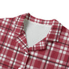 Alabama Crimson Tide Tartan Plaid Crimson White Women's Hawaii Shirt | Rayon