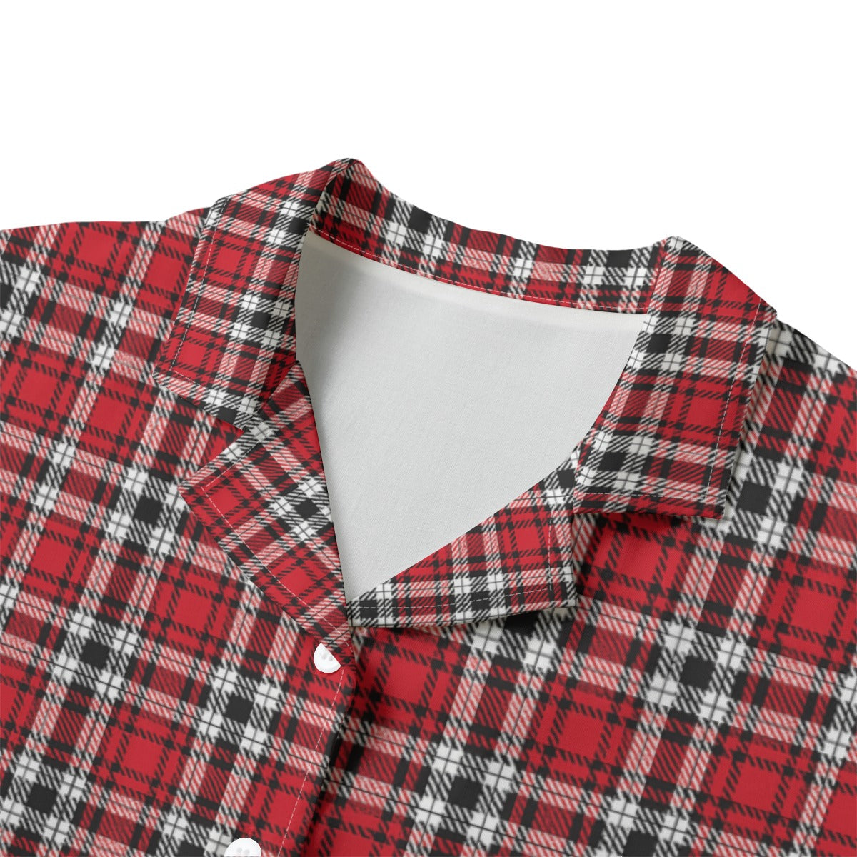 louisville cardinals tartan plaid oversized button up women shirt women's hawaii shirt | rayon women tartan plaid game day fashion