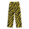 Pittsburgh Football Yellow Black Zebra Unisex Straight Casual Pants | 245GSM Cotton – breathable comfort wear, nfl fan apparel, image 1.0