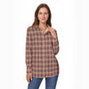 florida state seminoles tartan plaid oversized button up women shirt women's long sleeve shirt women tartan plaid fashion