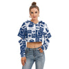 Penn State - Nittany Lions Women's Heavy Fleece Hoodie With Hollow Out Sleeve White varsity sports apparel