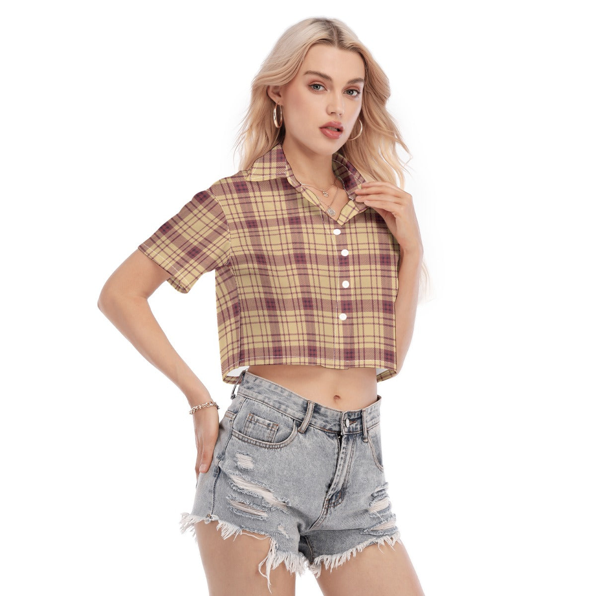 college tartan plaid women shirt women tartan plaid fashion