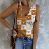 Texas at Austin - Longhorns Women's Button Vest White varsity sports apparel