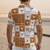Light Gray Texas at Austin - Longhorns Men's Polo Shirt