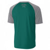 White Smoke Las Vegas Nevada Graphic T-Shirt – Green and Grey Varsity Style Tee