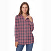 kansas jayhawks tartan plaid women shirt women tartan plaid game day fashion