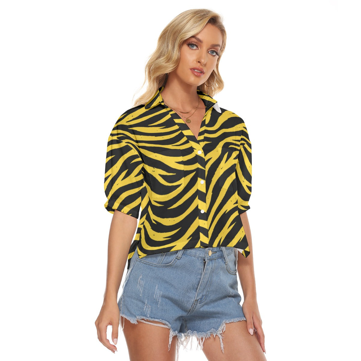White Smoke Pittsburgh Football Yellow Black Zebra Women's V-neck Shirts