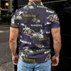 baltimore-ravens-mens-polo-shirt purple black football outfit detail