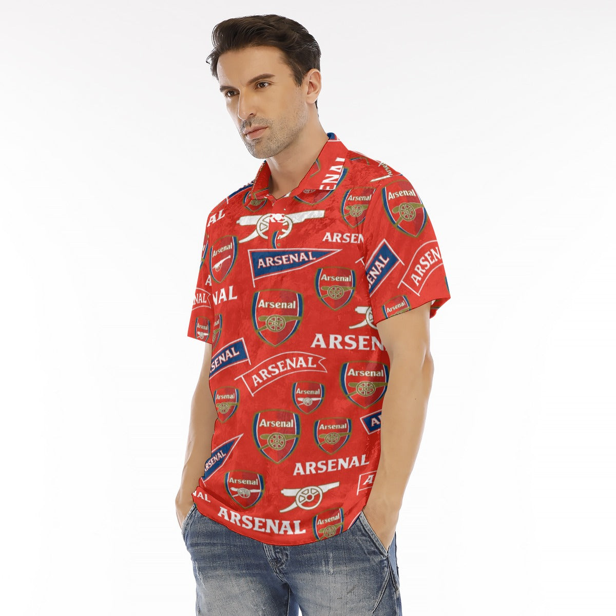 Arsenal FC  Men's Polo Shirt | Velvet