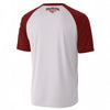 White Smoke White and Burgundy Philadelphia Pennsylvania T-Shirt – Varsity City Graphic Tee for Streetwear