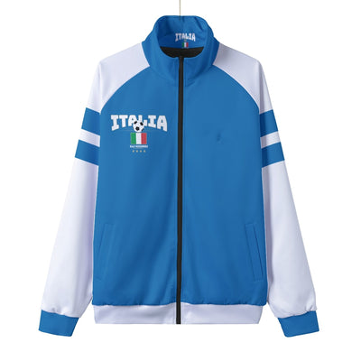 Italy Jacket Blue – Soccer Track Jacket for Game Day and Streetwear