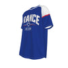 France Les Bleus Football T-Shirt – Blue Retro Soccer Tee for Game Day and Streetwear Style