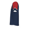 Norway Soccer T-Shirt Navy Red – Norway Football Fan Shirt with Flag