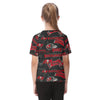tampa-bay-buccaneers-kids-t-shirt red pewter football outfit side view