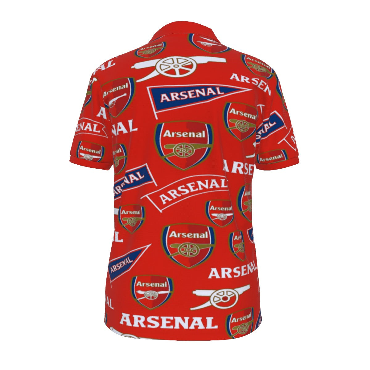 Arsenal FC  Men's Polo Shirt with  Zipper streetwear fashion product image 2