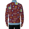 Aston Villa Men’s Casual Pullover Shirt With Half Zipper