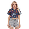 Detroit Tigers Women's Cropped Shirt detroit tigers baseball fan apparel game day outfit