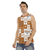 White Smoke Texas at Austin - Longhorns Men's O-neck Tank Top|210GSM