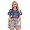 Cleveland Guardians Women's Cropped Shirt cleveland guardians baseball fan apparel game day outfit