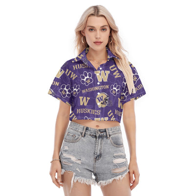 Washington Huskies Women's Cropped Shirt varsity sportswear product image 1.0