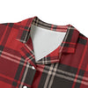 arkansas razorbacks red black tartan plaid women shirt