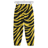 White Smoke Pittsburgh Football Yellow Black Zebra Kid's Sweatpants | 310GSM Cotton