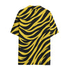 White Smoke Pittsburgh Football Yellow Black Zebra Women’s Hawaii Shirt 120GSM – Game Day Summer Style