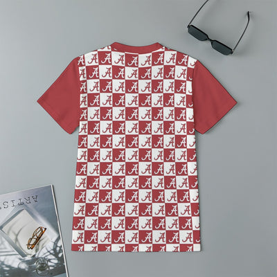 Alabama - Crimson Tide Children's Short-Sleeve T-Shirt | 180GSM Cotton White varsity sports apparel