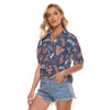 Virginia Cavaliers Women's V-neck Shirts White sports streetwear apparel
