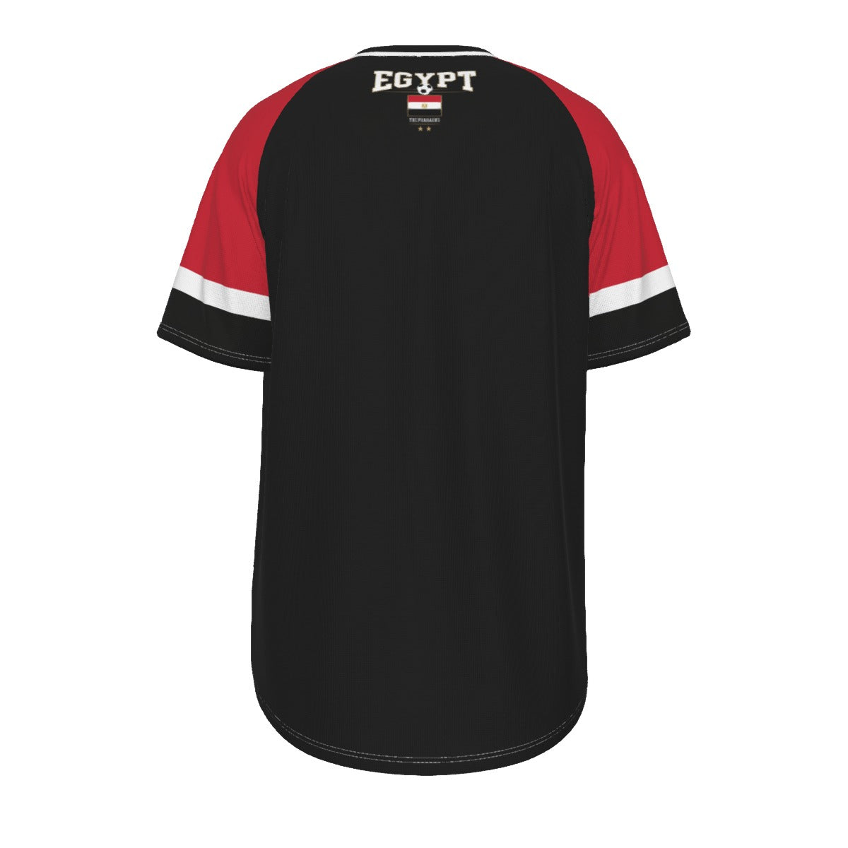 Egypt Soccer T-Shirt Black Red – Egypt Football Shirt The Pharaohs Fan Tee streetwear fashion product image 3