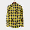 Iowa Hawkeyes Stand Collar Shirt With Long Sleeve|110GSM Imitation Flax - Big Ten football apparel varsity sportswear product image 2.0
