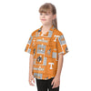 Tennessee Volunteers Kid's Hawaiian Vacation Shirt - college football fan gear varsity sportswear product image 3.0