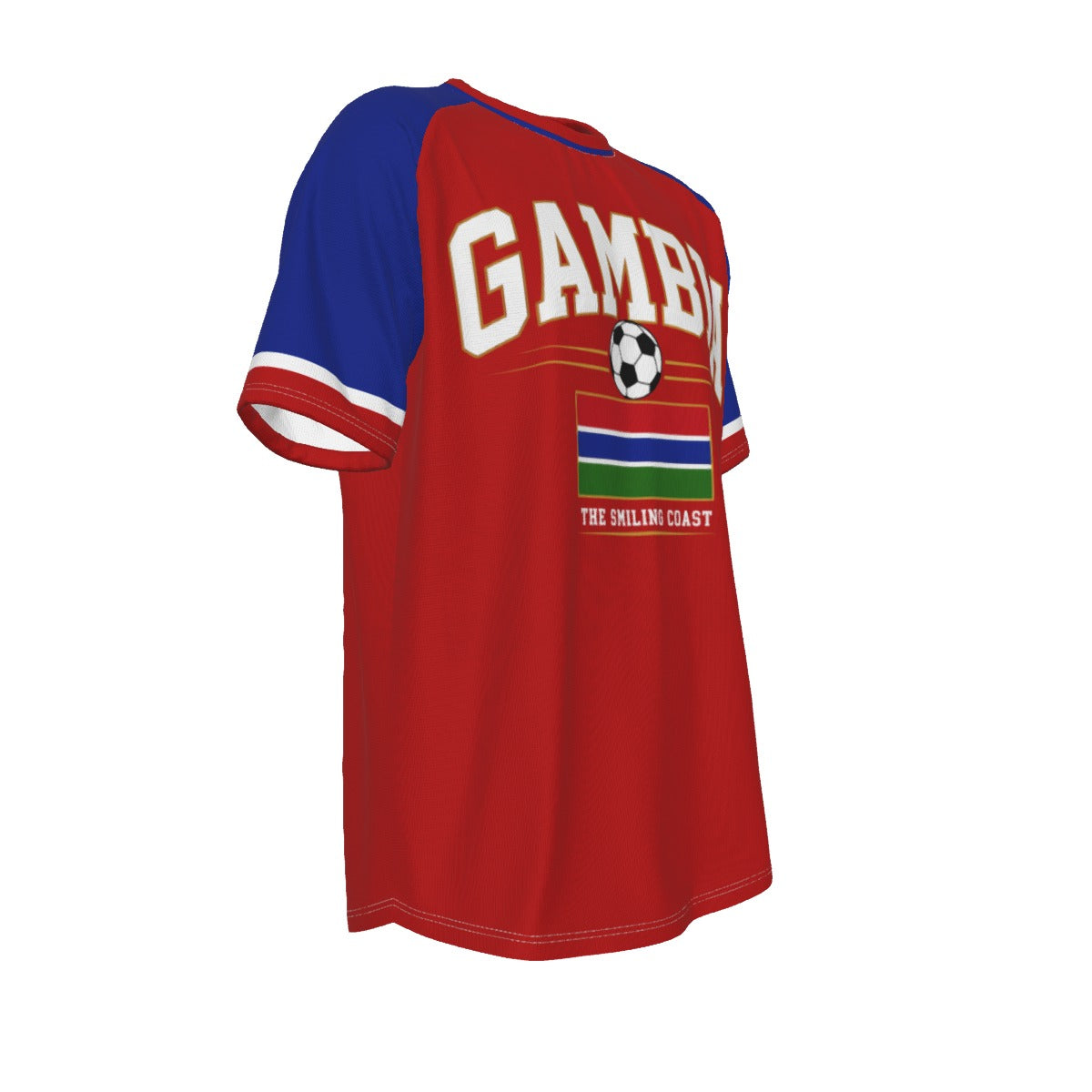 Gambia National Football Team Short Sleeve T-shirt streetwear fashion product image 5