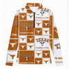 Texas at Austin - Longhorns Women's Quarter Zip Sport Shirt With  Long Sleeve White varsity sports apparel