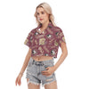 Florida State Seminoles Women's Cropped Shirt - ACC football apparel varsity sportswear product image 3.0
