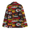 Kansas City Football Blazer Red Yellow Game Day Jacket