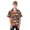 Kansas City Chiefs Kid's Hawaiian Vacation Shirt red gold football outfit image 1.0