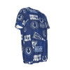 indianapolis-colts-mens-round-neck-short-sleeve-t-shirt blue white football outfit side view