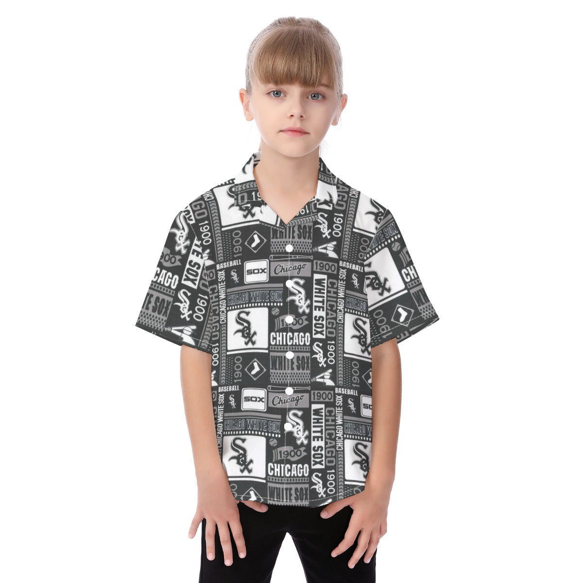 Chicago White Sox Kid's Hawaiian Vacation Shirt chicago white sox baseball fan apparel streetwear game day outfit