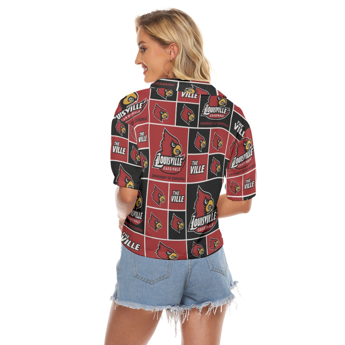 Louisville Cardinals Women's V-neck Shirts varsity sportswear product image 4.0