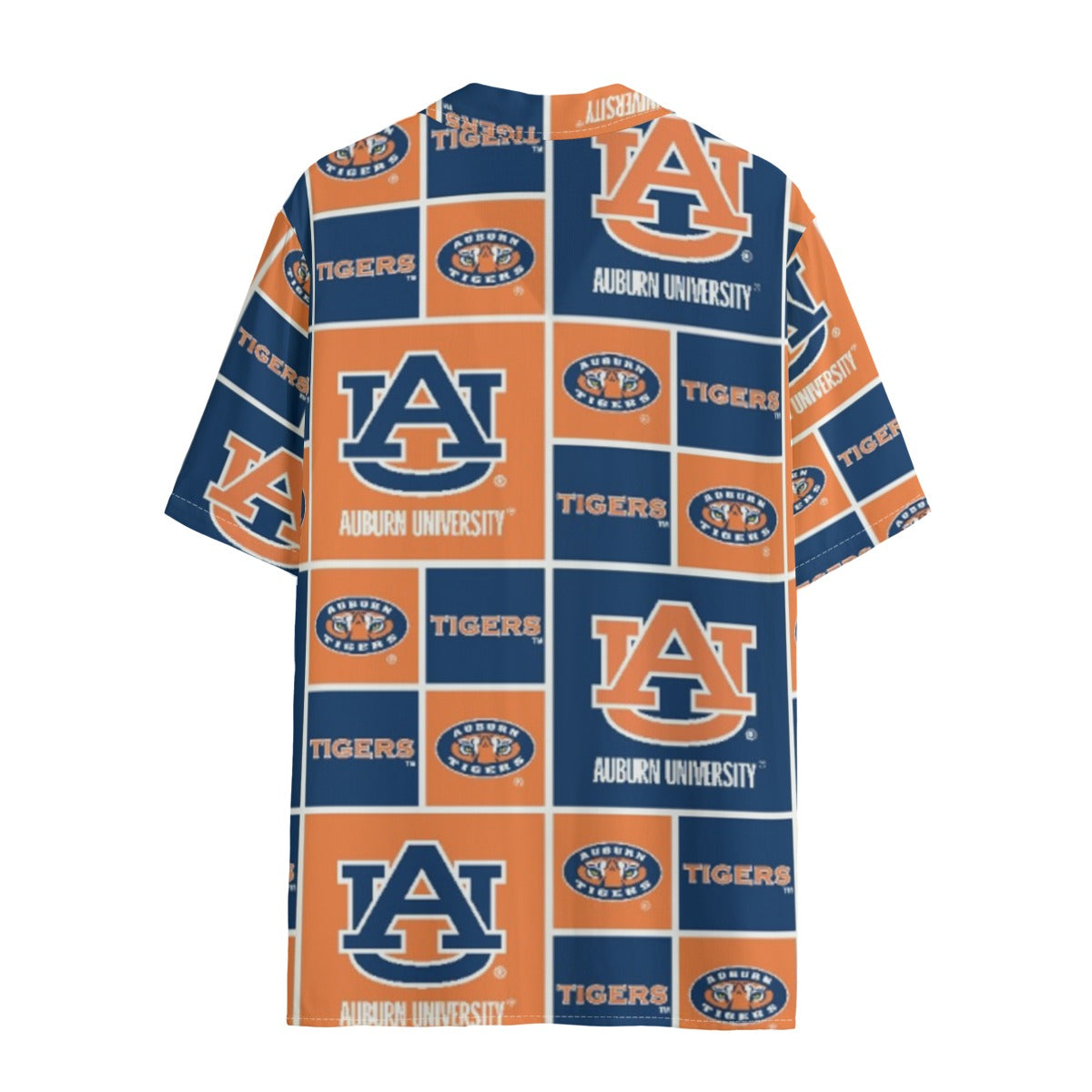 Auburn Tigers Women's Hawaii Shirt | Rayon - Auburn aesthetic tee varsity sportswear product image 2.0