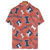 Illinois Urbana - Fighting Illini Polo Shirt | 180GSM White varsity sports apparel
