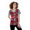 Ohio State - Buckeyes V-neck Women's T-shirt White game day varsity apparel
