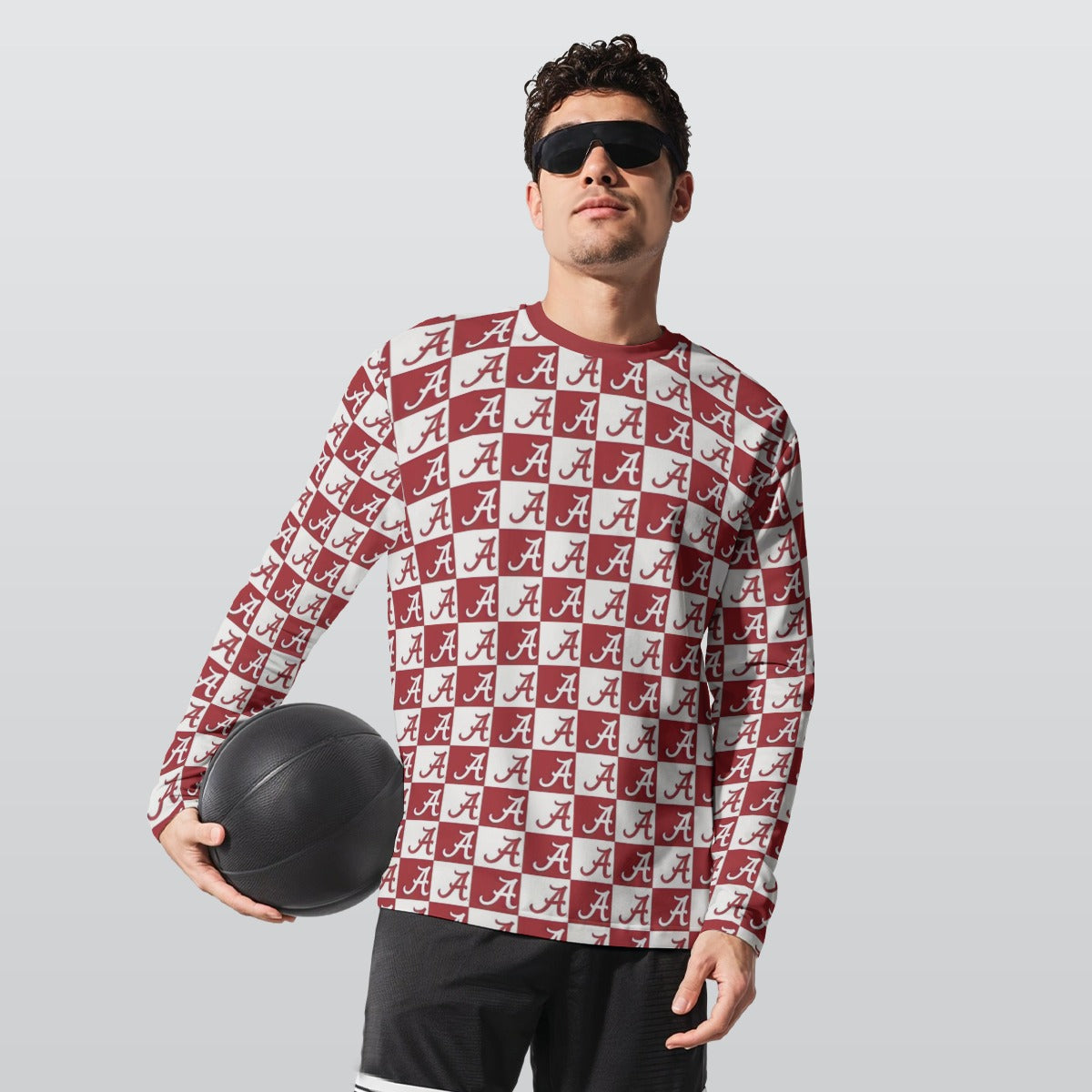 Alabama - Crimson Tide Long Sleeve T-Shirt | 190GSM Cotton White varsity sports apparel