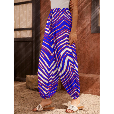 Buffalo football Women's Carrot Pants – Red Blue White Zebra Game Day Style – game day outfit, game day outfit, image 1.0