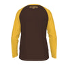Dark Slate Gray San Diego Long Sleeve Raglan Shirt – Vintage Baseball Varsity Athletic Style Tee