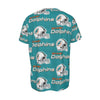 miami-dolphins-short-sleeve-t-shirt aqua orange football outfit detail